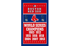 Boston Red Sox World Series Champions Flag 3ft x 5ft Polyester MLB Banner Flying Size No